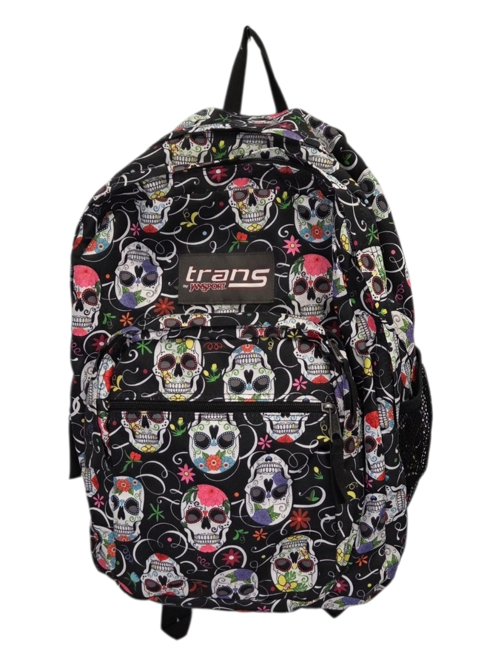 Jansport Trans Sugar Skull Dia De Los Muertos Backpack, Halloween Latin Goth Bag
